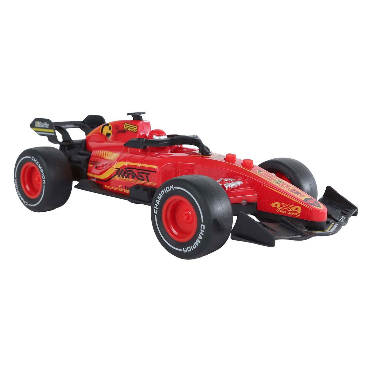 2-play formula race auto frictie met licht en geluid, 19cm