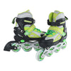 Street rider inline skeelers groen zwart verstelbaar, maat 29-32