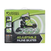 Street rider inline skeelers groen zwart verstelbaar, maat 37-40