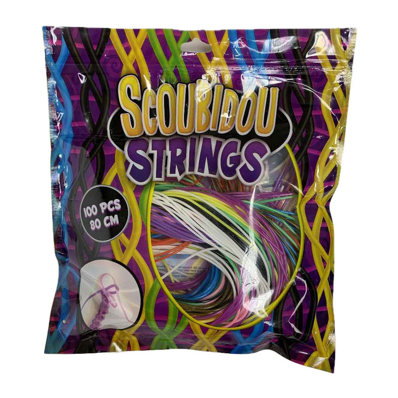 Scoubidou knooptouwtjes 80cm, 100st.