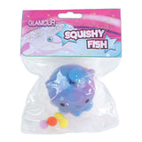 Glamour squishy walvisje met glitters - afbeelding 2
