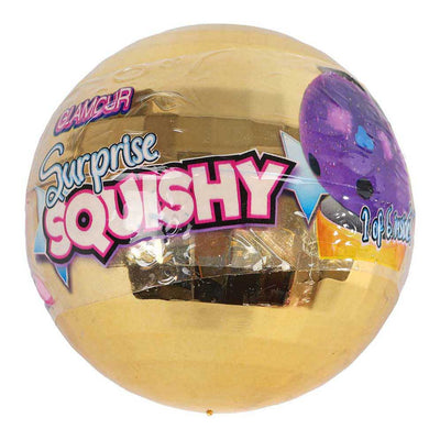 Glamour surprise glitterbal met verrassings squishy
