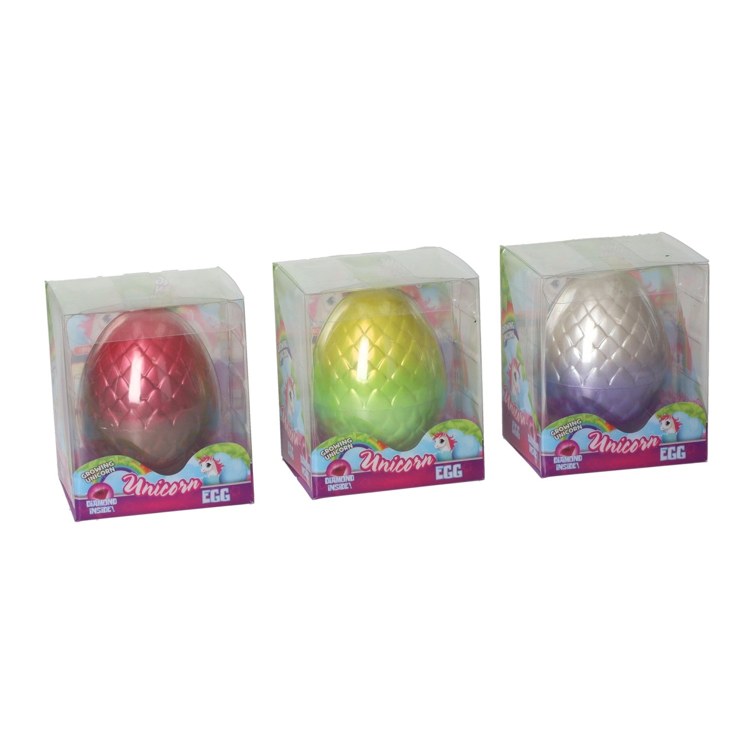 Unicorn ei met groeiende eenhoorn 8cm