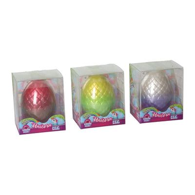 Unicorn ei met groeiende eenhoorn 8cm