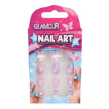 Glamour kunstnageltjes 12stuks 3ass 10cm - afbeelding 2