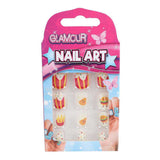Glamour kunstnageltjes 12stuks 3ass 10cm - afbeelding 3