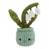 Take me home plant pluche sneeuwklokje l - 24cm