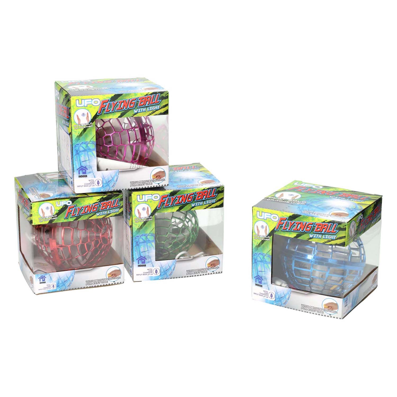 Ufo flying bal met licht usb