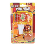 Speelset fastfood mini menu 8 9 delig 4ass 10x16,5cm - afbeelding 2