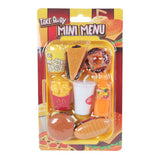 Speelset fastfood mini menu 8 9 delig 4ass 10x16,5cm - afbeelding 4