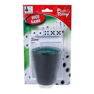 Playtoday play today dobbelspel met beker en 5 dobbelstenen