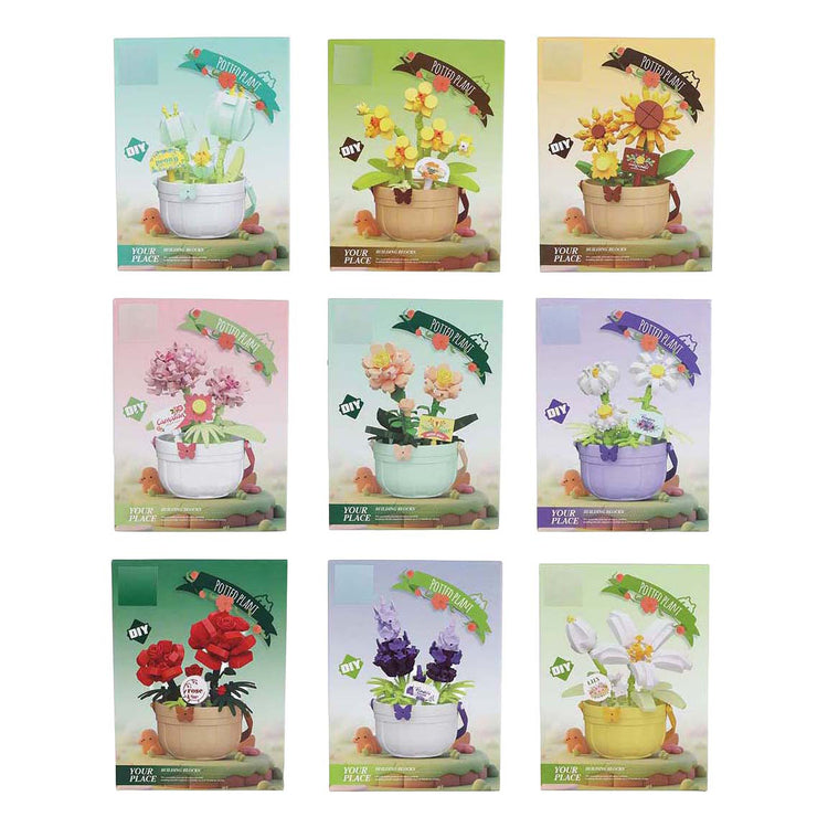 Bouwset plant in pot