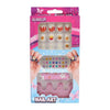 Glamour kunstnageltjes met diamantjes - 12st.