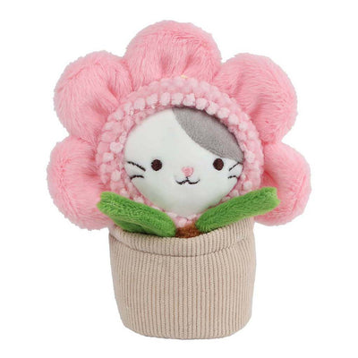 Take me home pluche kat knuffel in pot 16cm - schattig speelgoed.