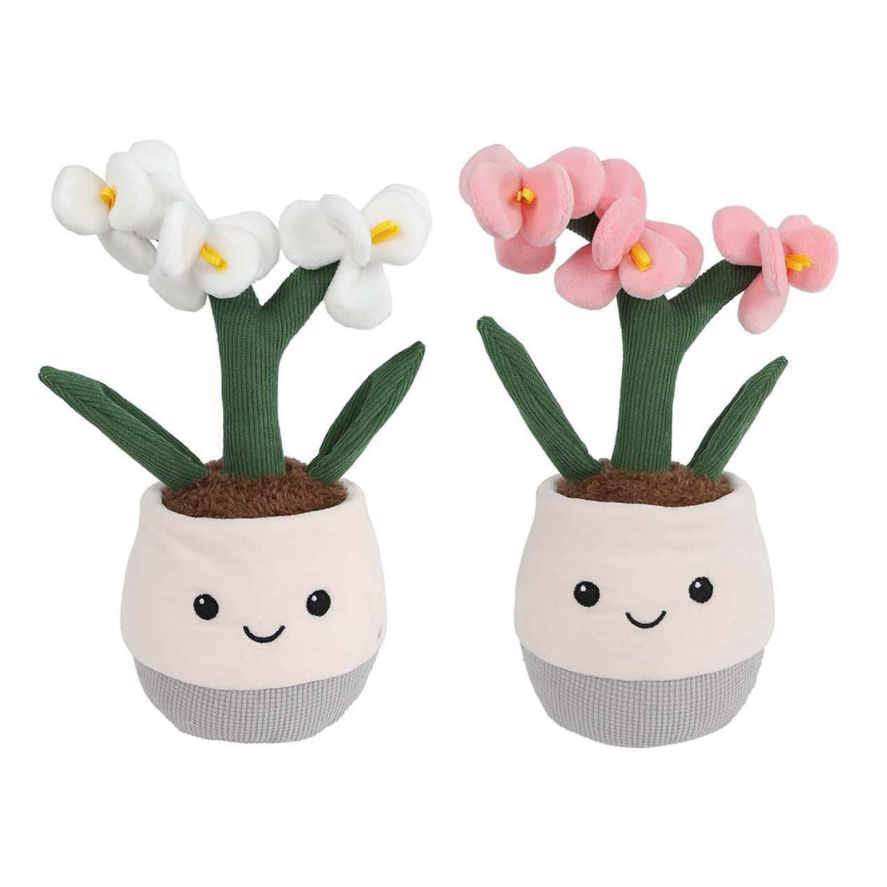 Take me home plant pluche orchidee l - 23cm