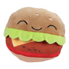 Fluffy menu zak met 4 hamburgers pluche - 40cm