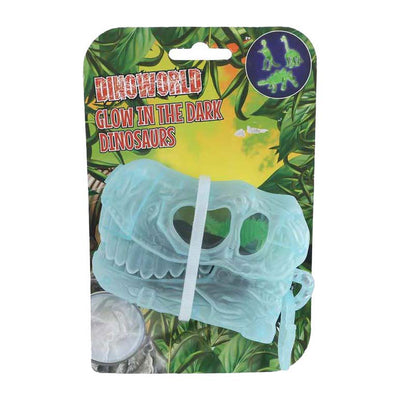 Dinoworld 3d dinosaurus gitd met sleutelhanger met 2 dino's