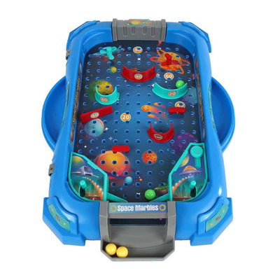 Pinball flipperkast space marbles 2in1 - 33,5x24,5cm