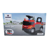 Scania brandweer loopauto met geluid - 60,5 cm - afbeelding 2
