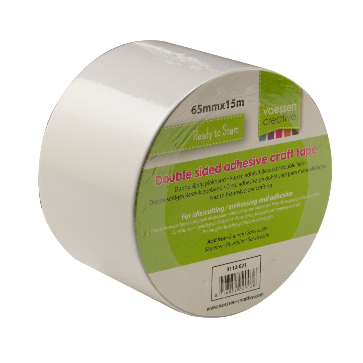 Vaessen creative • dubbelzijdige tape 65mmx15m