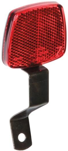 Busch + müller rückstrahler rear reflector b m 31371zf red w.metal brac.