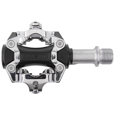 Exustar pedalen e-pm211 (spd) alu zwart