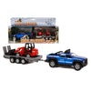 Kids globe terreinwagen met aanhanger en shovel, 30cm