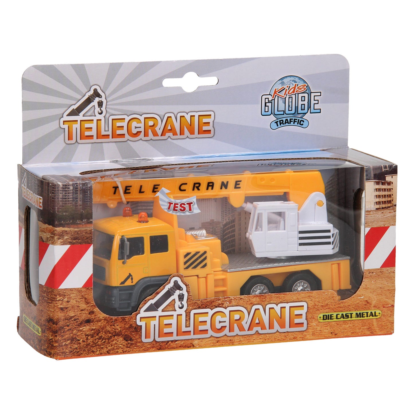 Kids globe hijskraan die cast 15cm