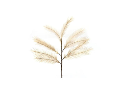 Hbx natural living pluimgras tak met verlichting led 72cm coffee