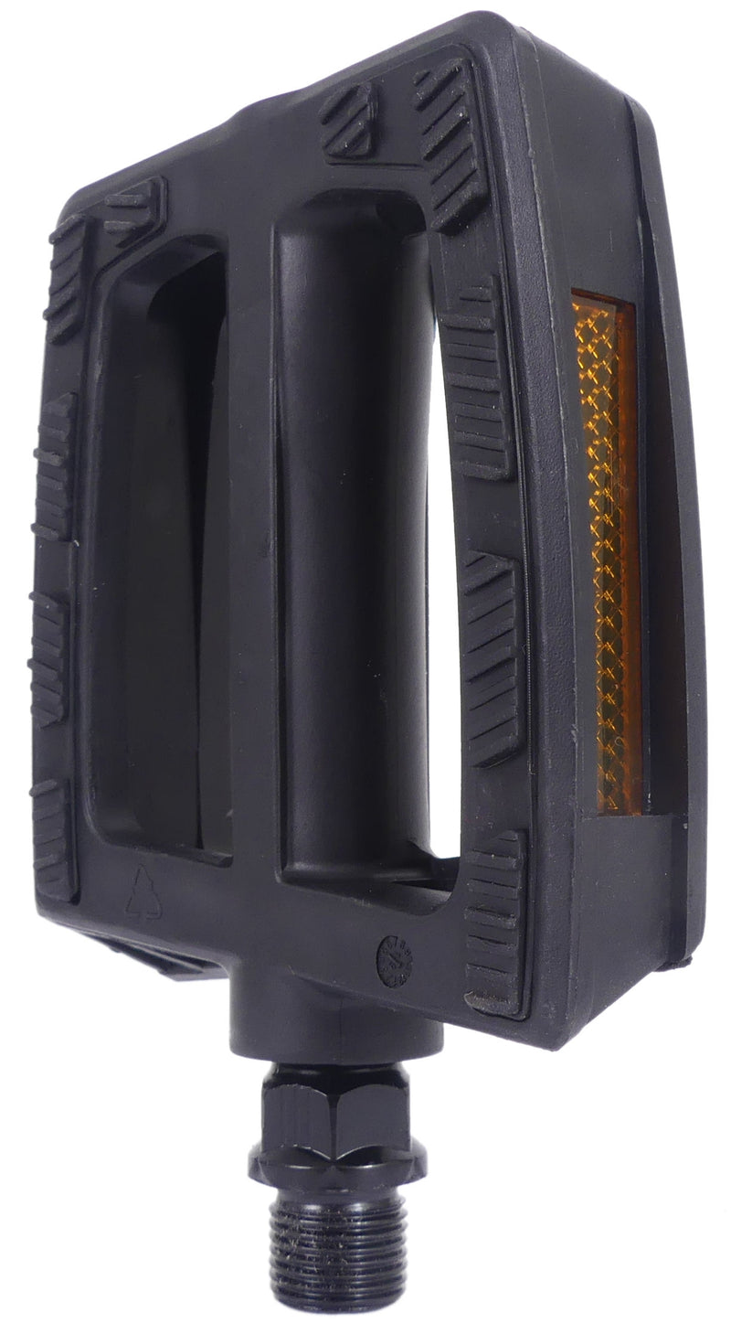 Edge pedaalset comfort city - zwart
