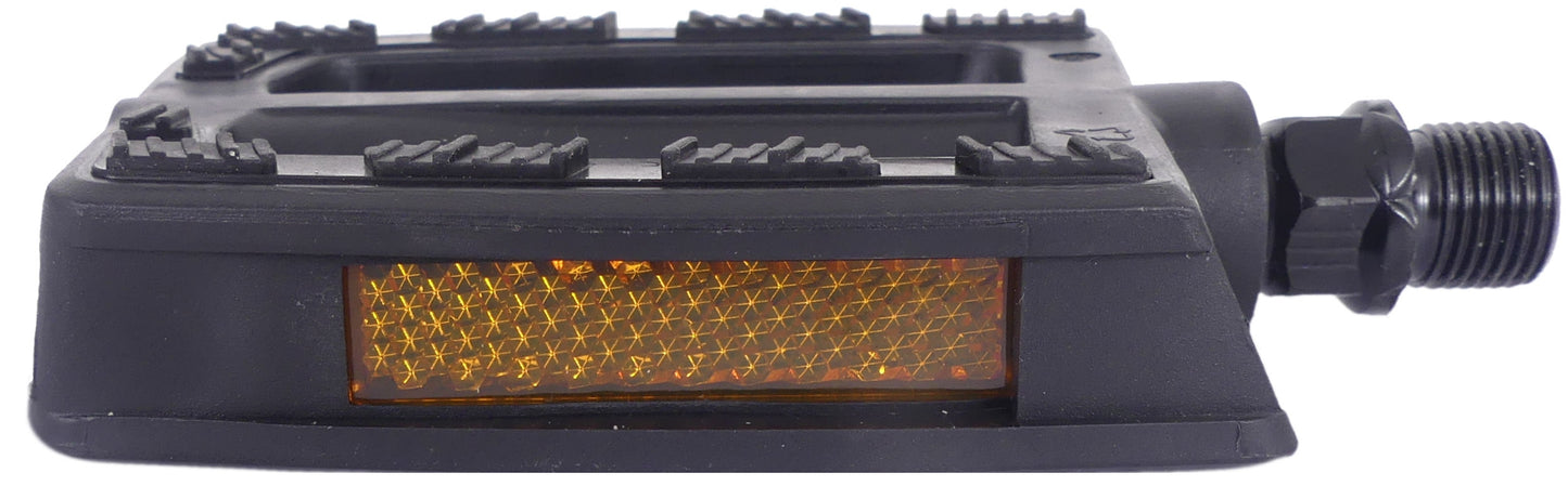 Edge pedaalset comfort city - zwart