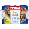 Pyrex essential ovale schotel met deksel glas 38x23cm 5,8l
