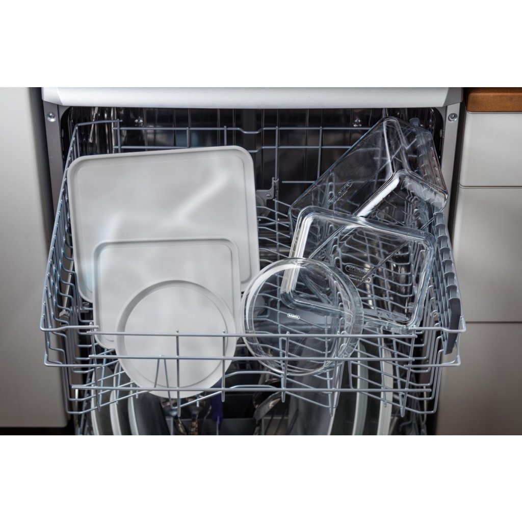 Pyrex schaal met kunststof deksel 0.8l