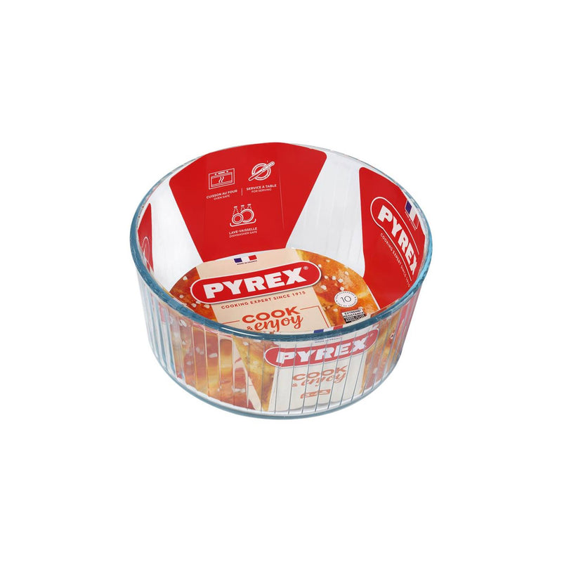 Pyrex souffle vorm glas 21cm