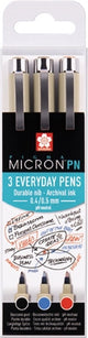 Sakura pigma micron pn office-set 3 kleuren