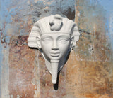 Powertex • egyptian toetanchamon half 12cm - afbeelding 1
