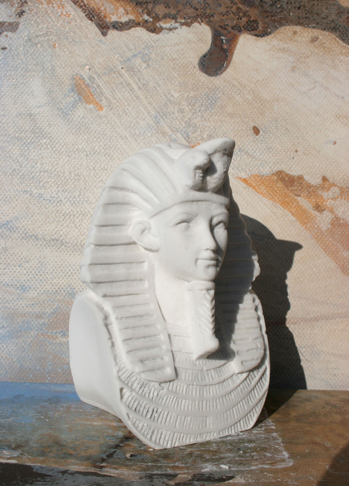 Powertex • egyptian toetanchamon klein 9cm