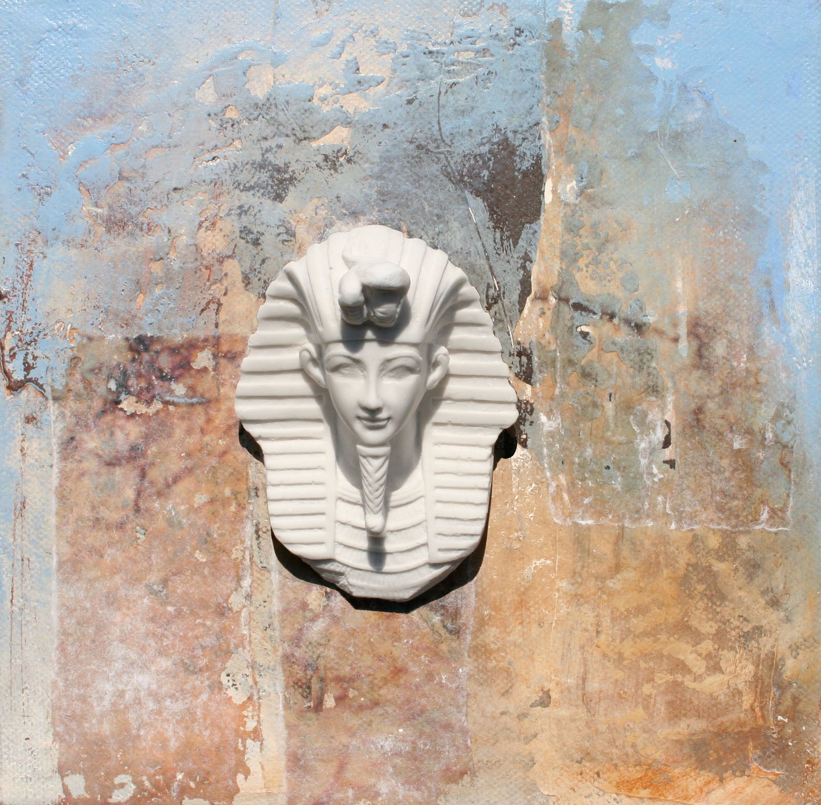 Powertex • egyptian toetanchamon half 9cm