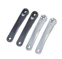 Hi-point Crank links 170 mm aluminium zilver