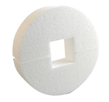 Powertex • piepschuim cirkel 17.5x4cm - afbeelding 1