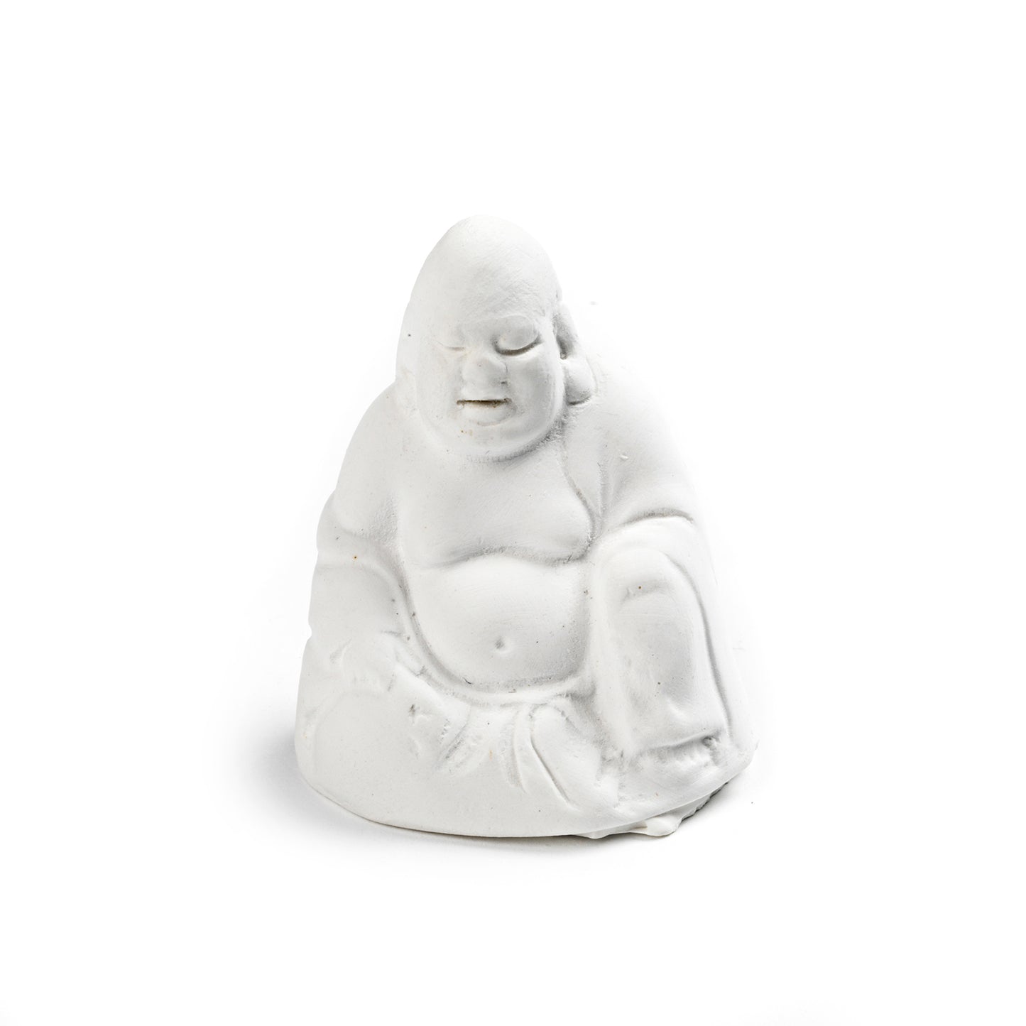 Powertex • gips smiling buddha 5x5x6cm