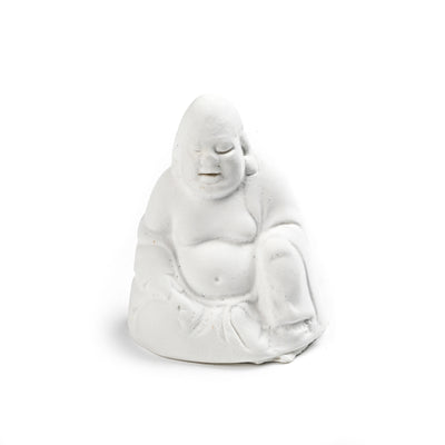 Powertex • gips smiling buddha 5x5x6cm