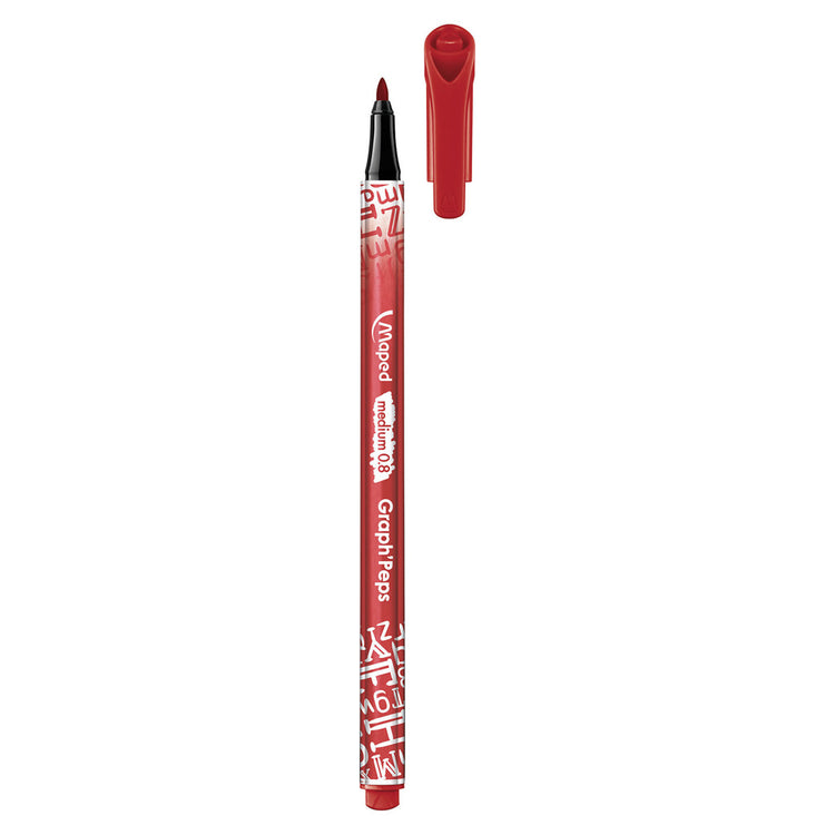 Maped graph rsquo;peps fijnlijners 12 kleuren 0.8 mm