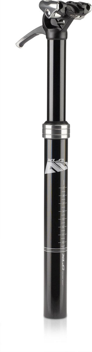 Xlc sp-s07 zadelpen - comp - verend - 30.9x350mm - aluminium - 70-85kg - zwart