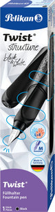 Pelikan vulpen twist structure black m