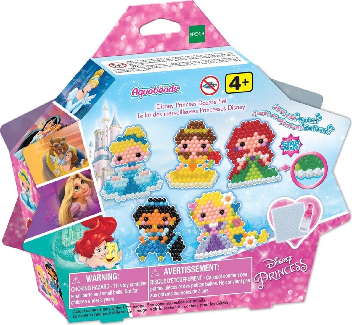 Aquabeads disney princess schitterende figurenset- complete set 800 parels