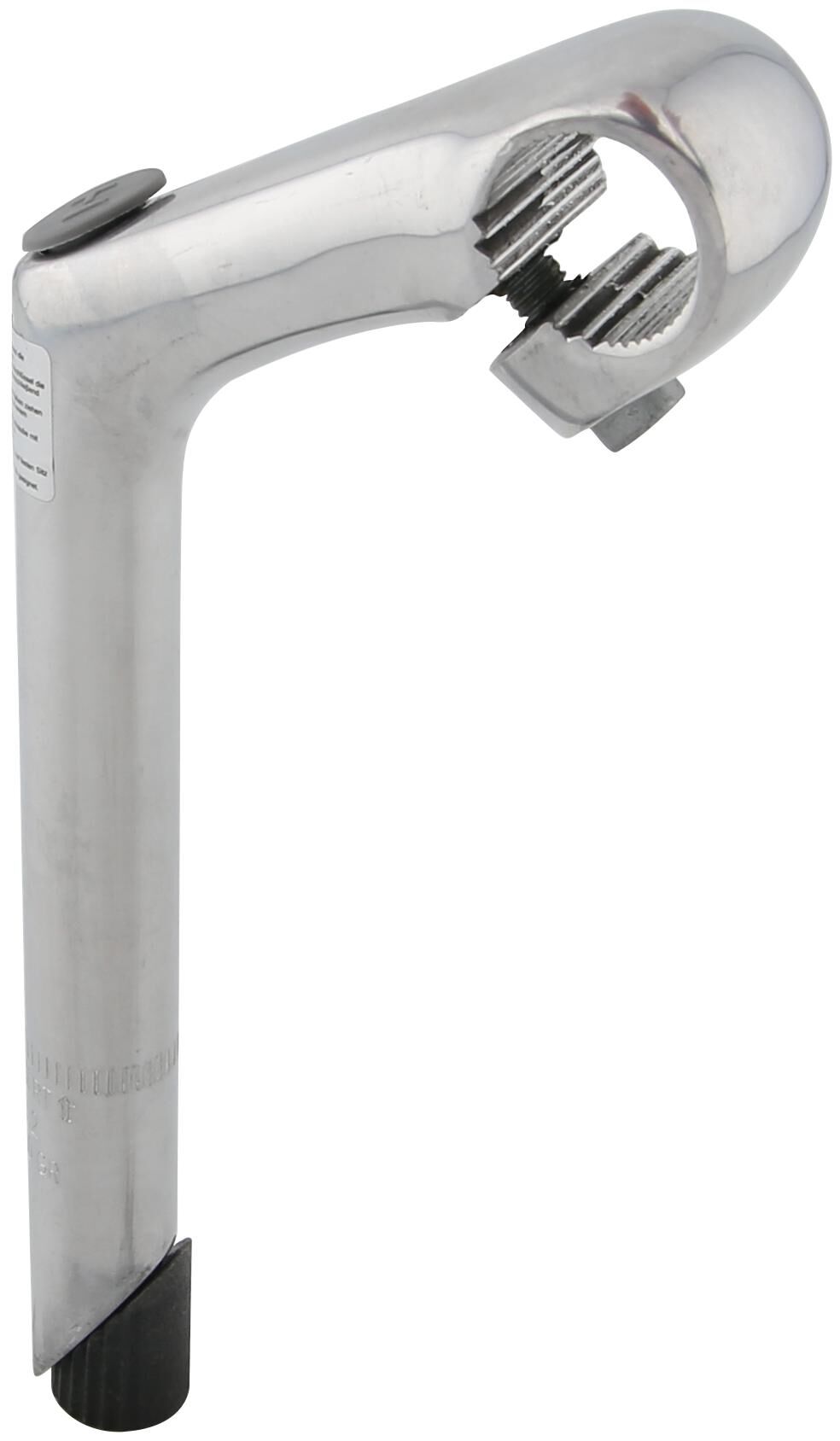 Ergotec stuurpen eagle stem alu silver poilsh. 80 180mm