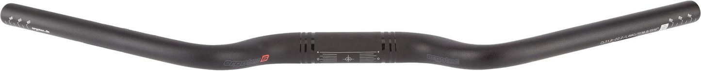 Ergotec Stuurbocht M-Bar S 31,8mm 700 200mm 14g mat zwart