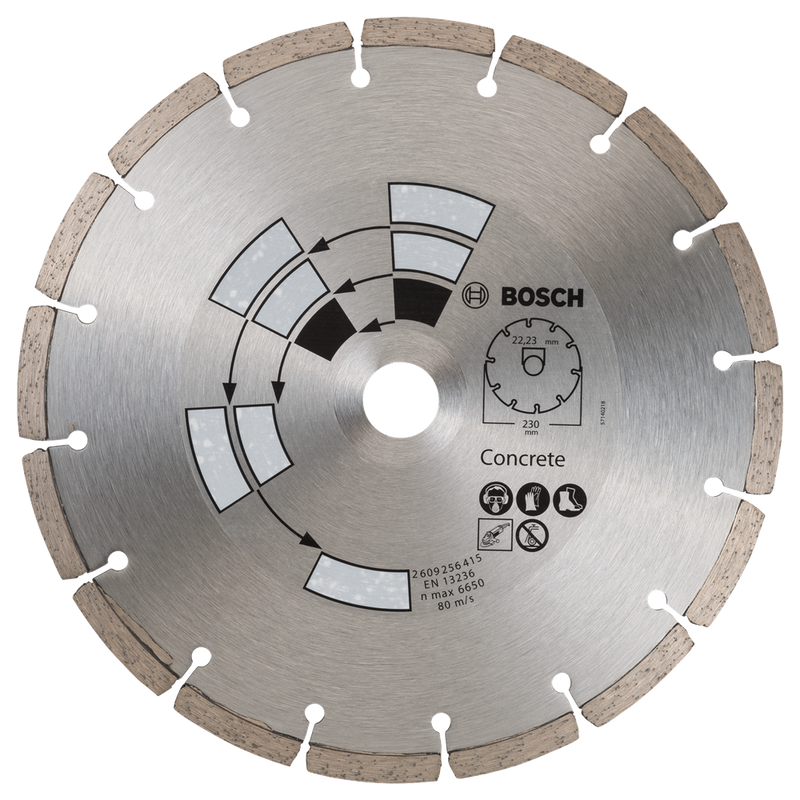 Bosch accessoires diamantdoorslijpschijf beton | 230 mm - 2609256415