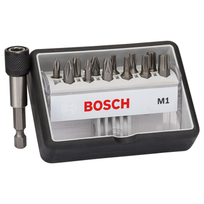 Bosch accessoires bitset | extra hard m1 | robustline | 13-delig | 2607002563 - 2607002563